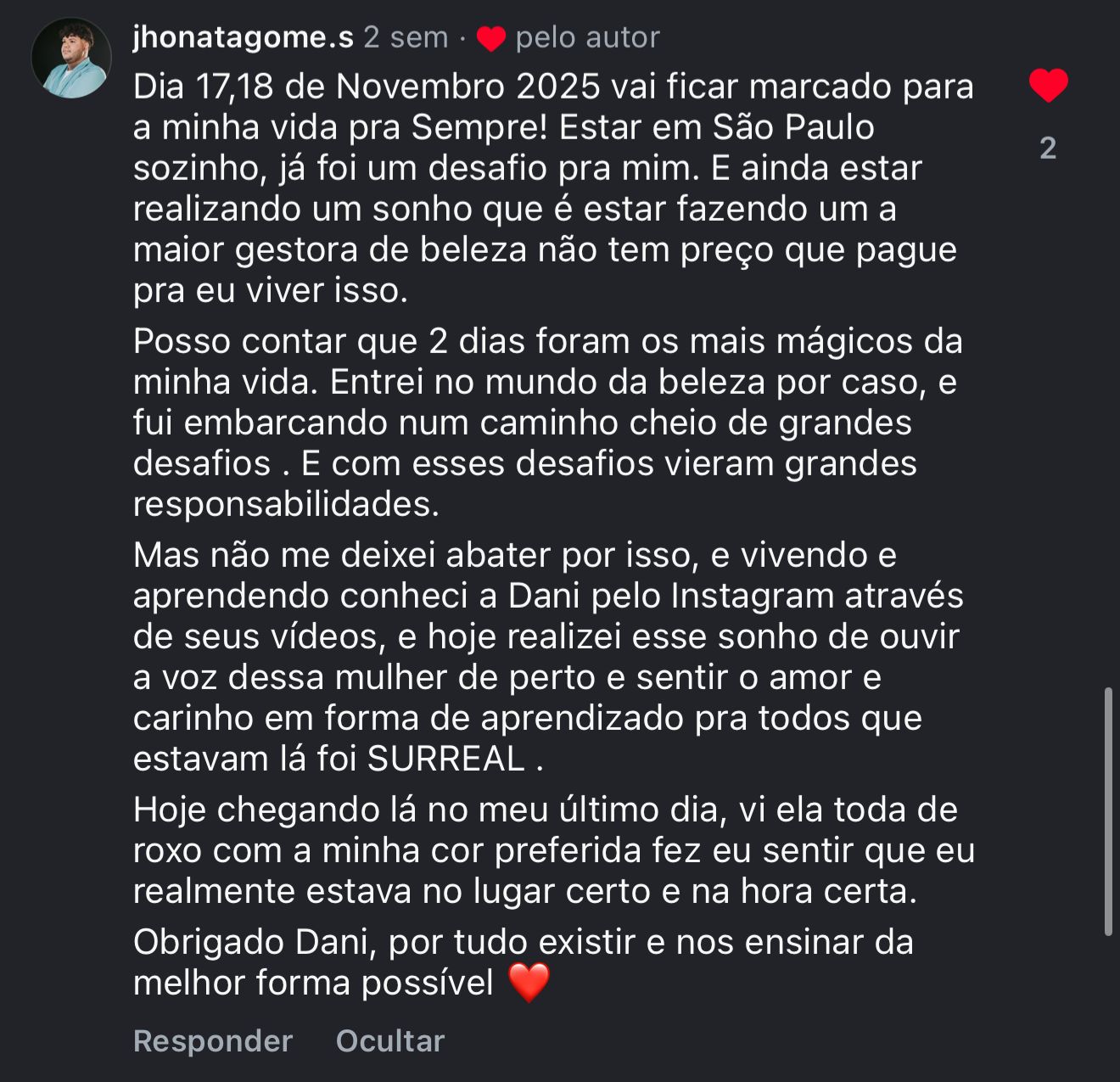Depoimento Imersão Dra Dani Venancio